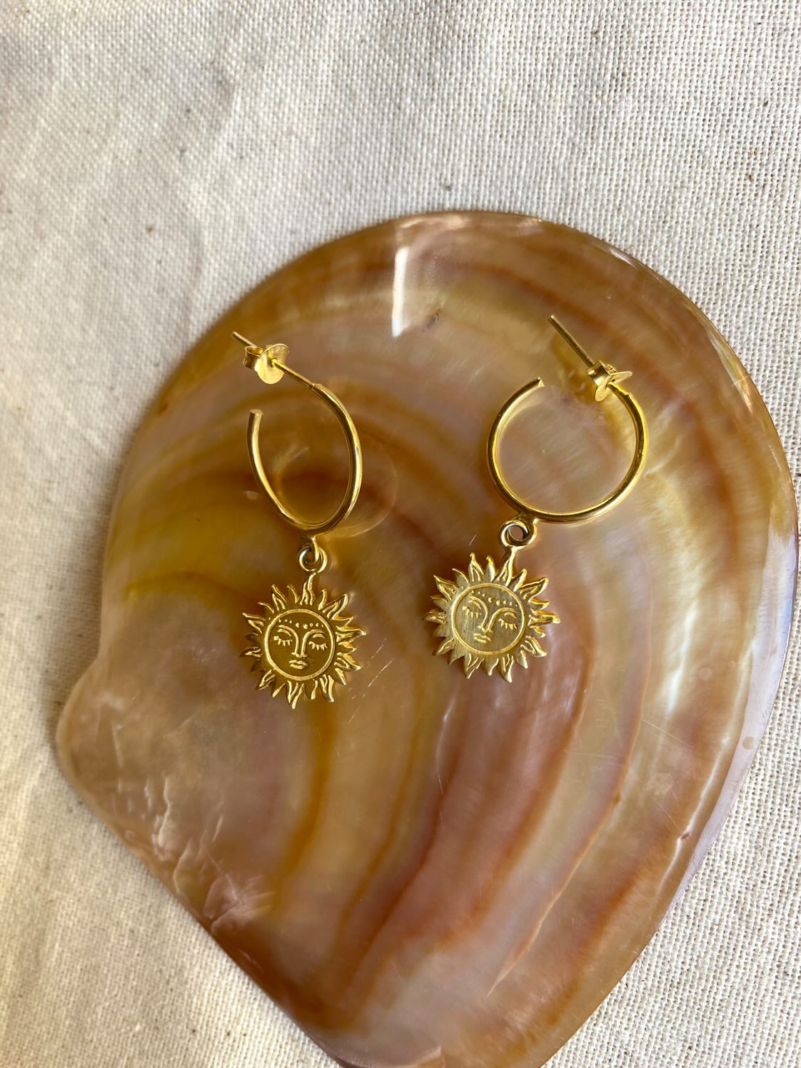 Sun earrings