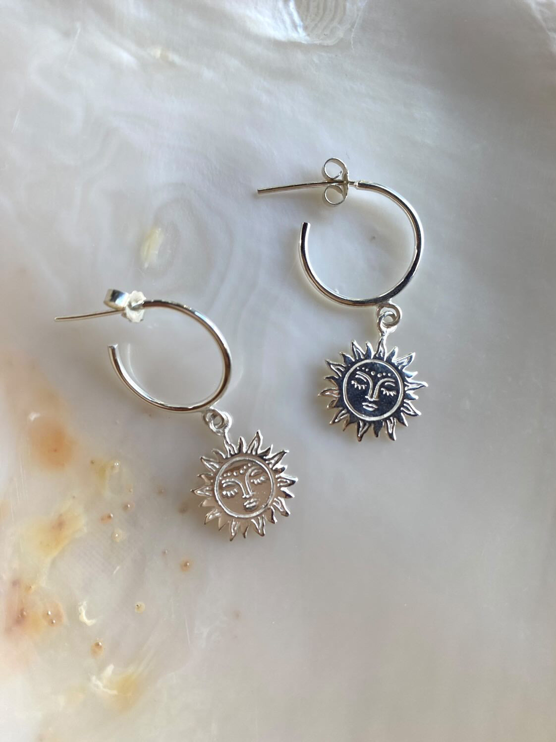 Sun earrings