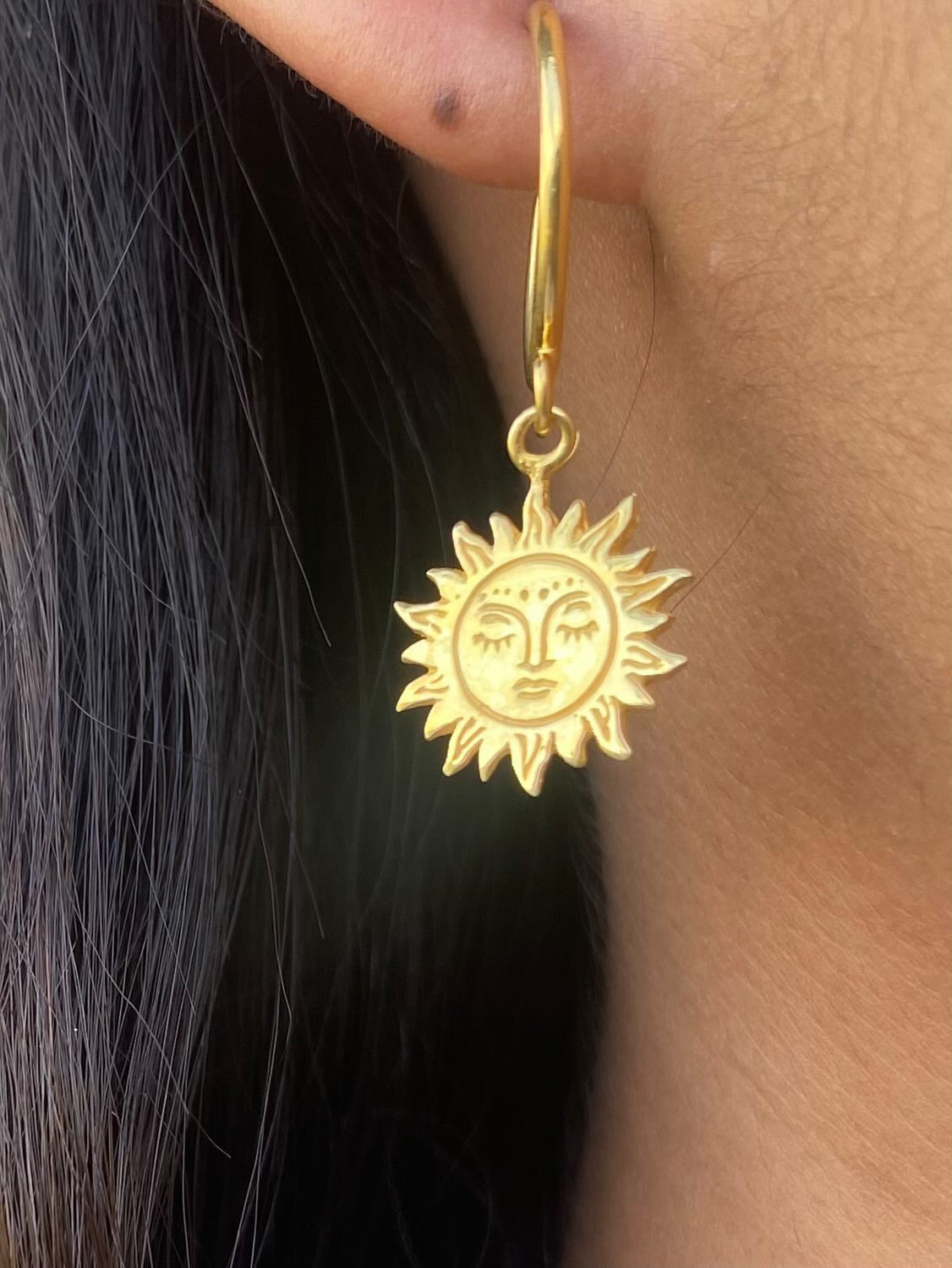 Sun earrings