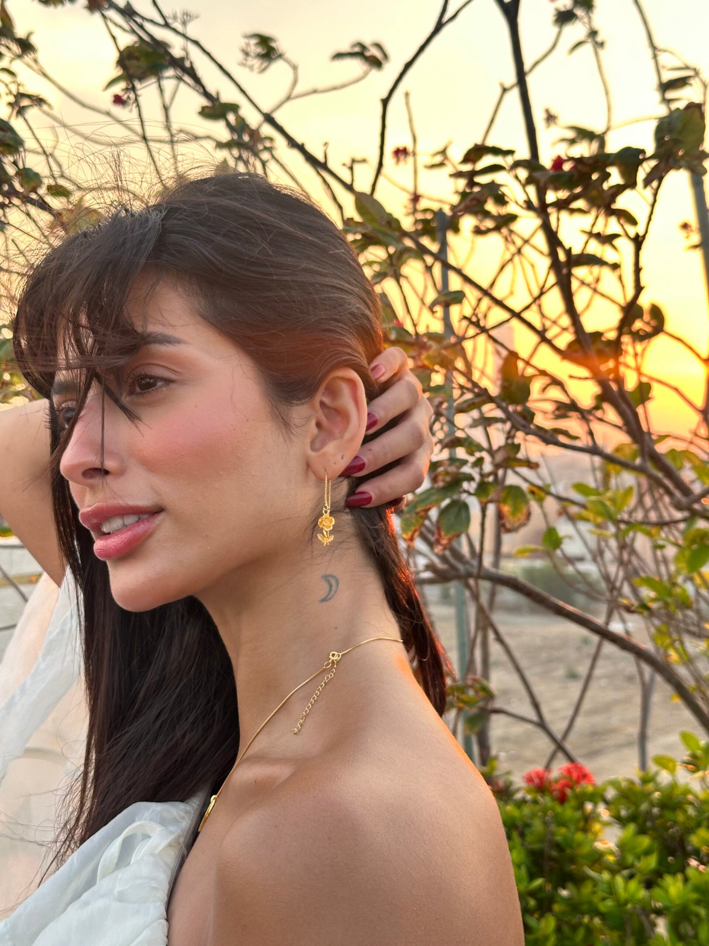 I bloom earrings
