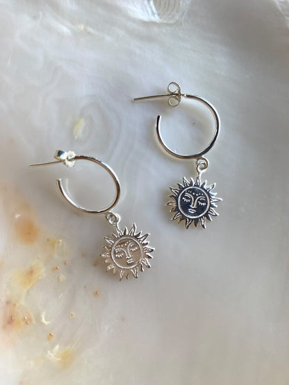 Sun earrings