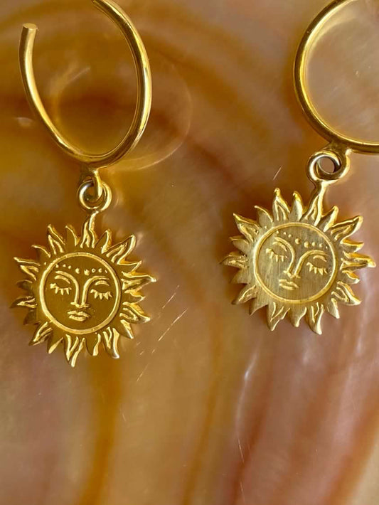 Sun earrings
