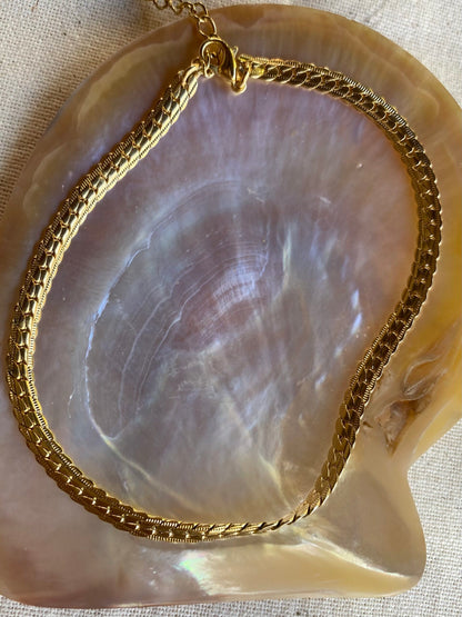 Snake chain anklet