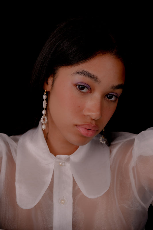 Mismatched Pearl earrings